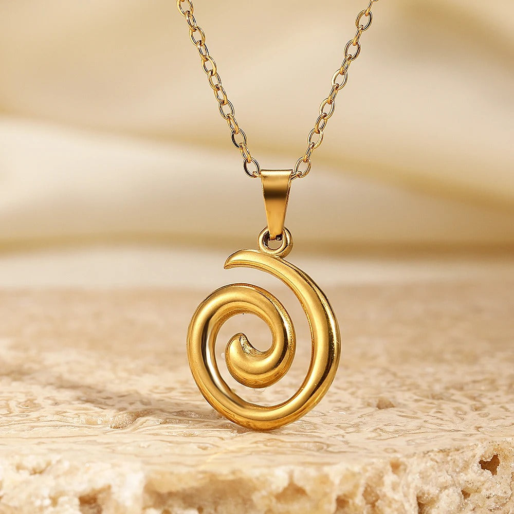 Dainty Spiral Necklace