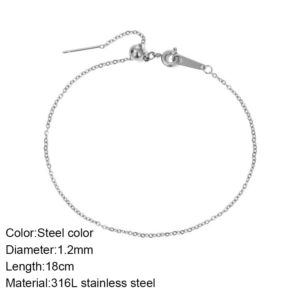 Dainty Initial Heart Bracelet