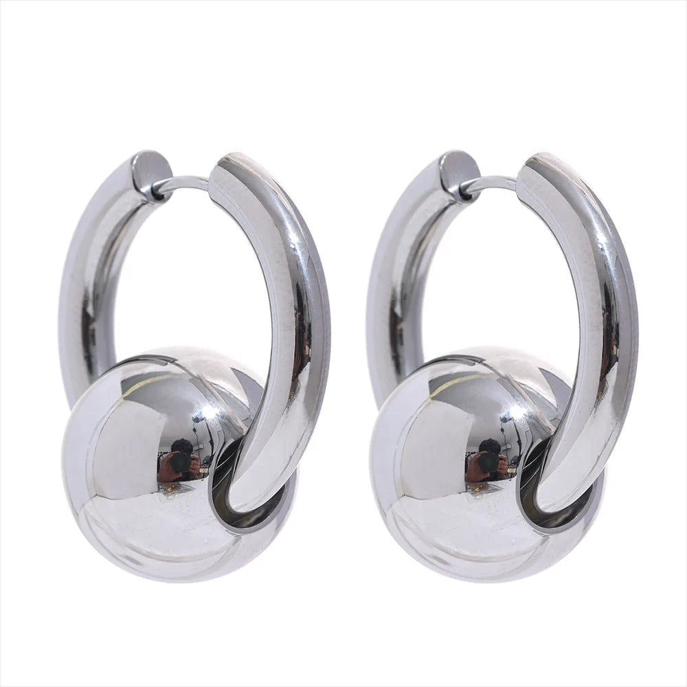 Round Ball Earrings