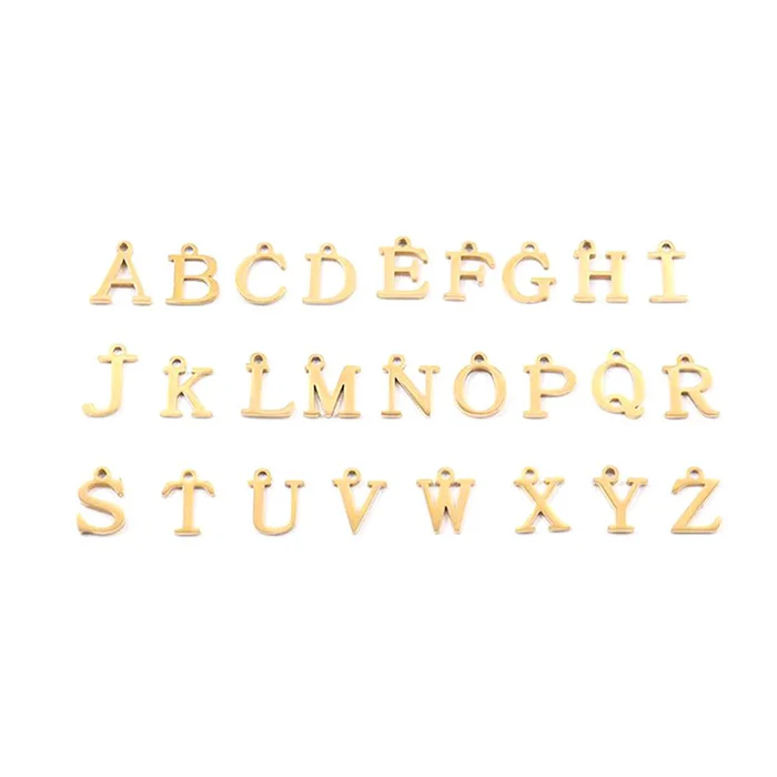 Paperclip Letter Initial Necklace