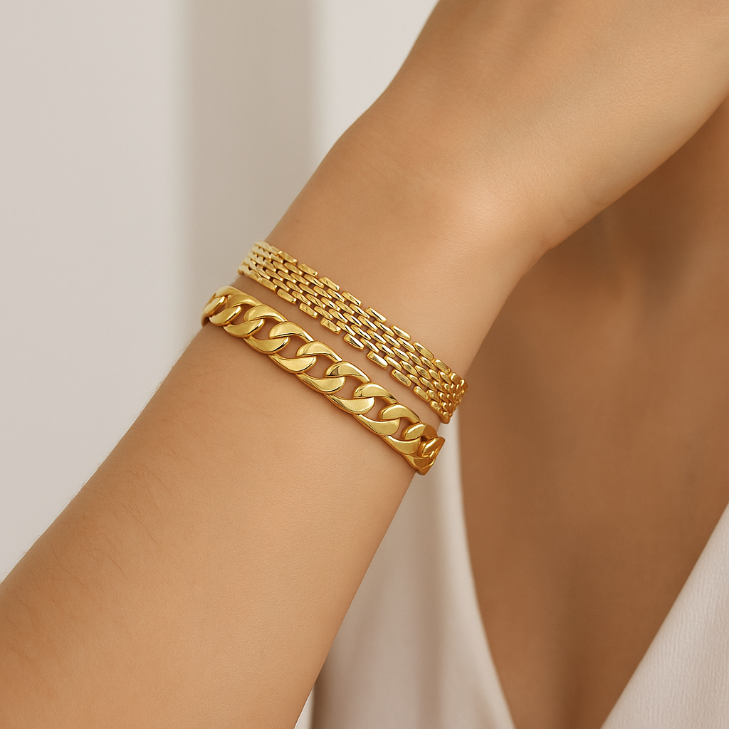 Minimal Chunky Bracelet