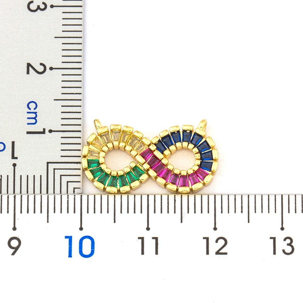 CZ Infinity Pendant Necklace