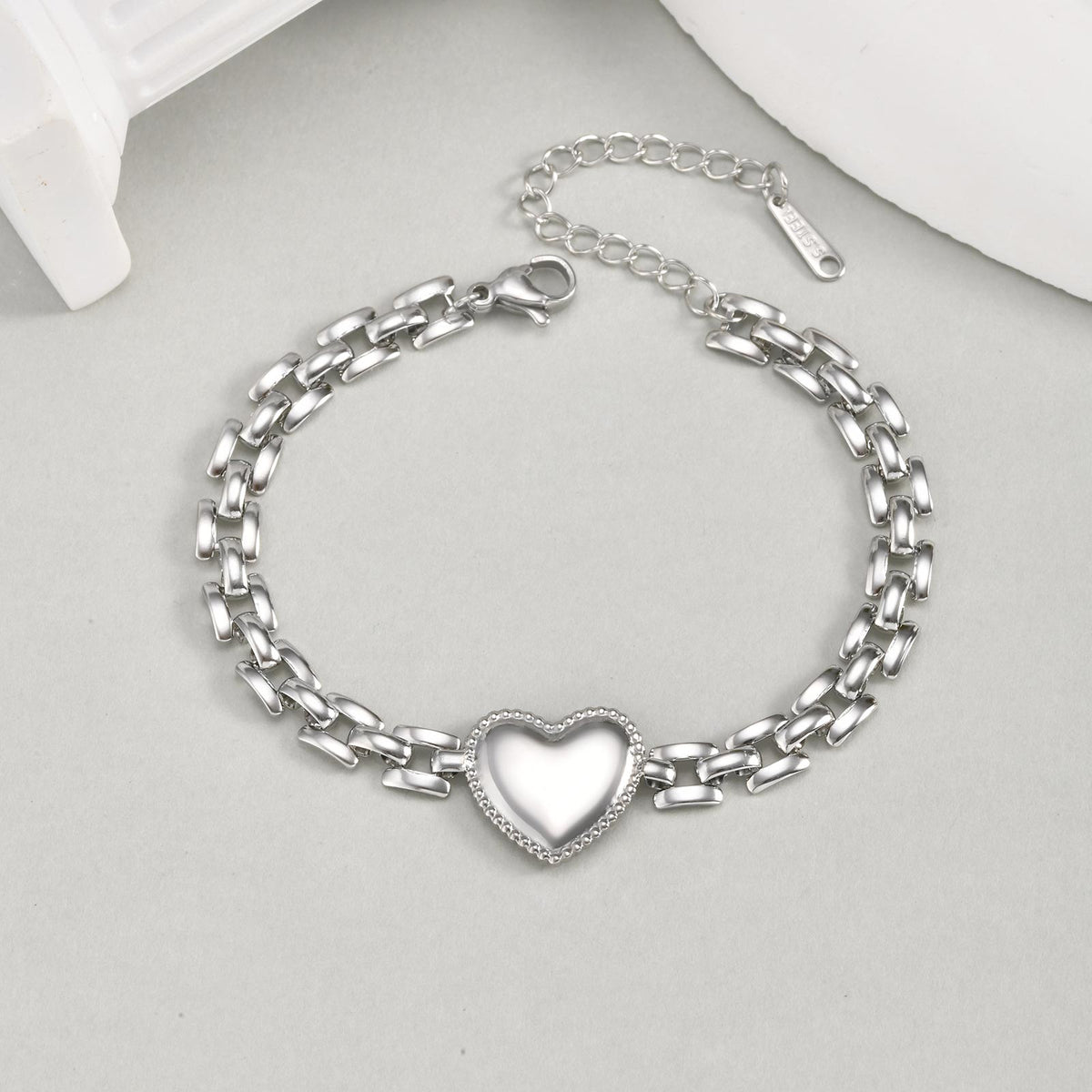 Sunbeam Heart Chain Bracelet