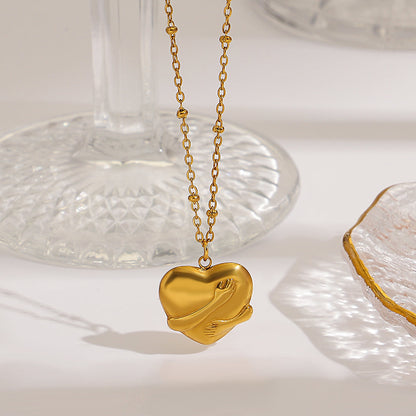 Embrace Heart Pendant Necklace