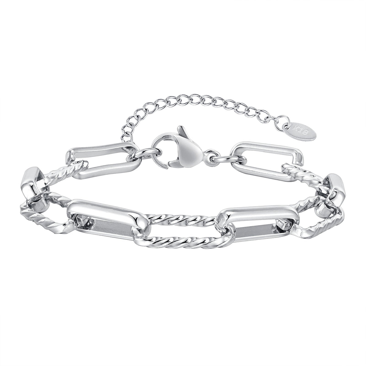 Chunky Paperclip Chain Bracelet