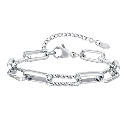 Chunky Paperclip Chain Bracelet