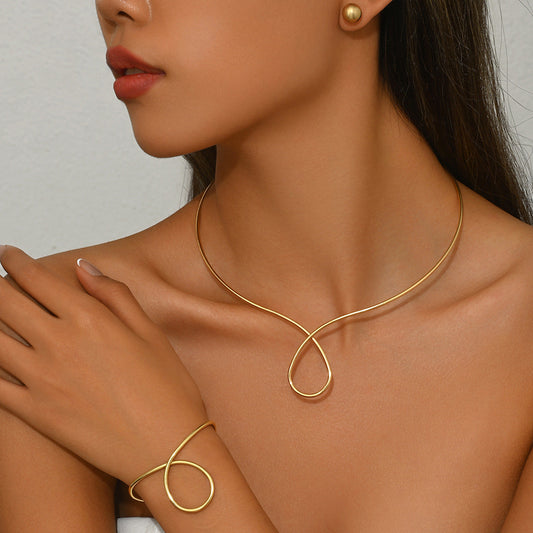 3pc Modern Loop Jewelry Set