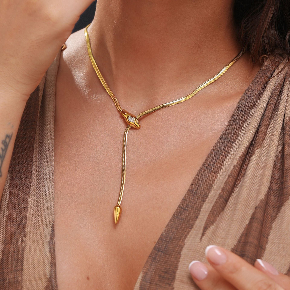 Classic Serpentine Chain Necklace