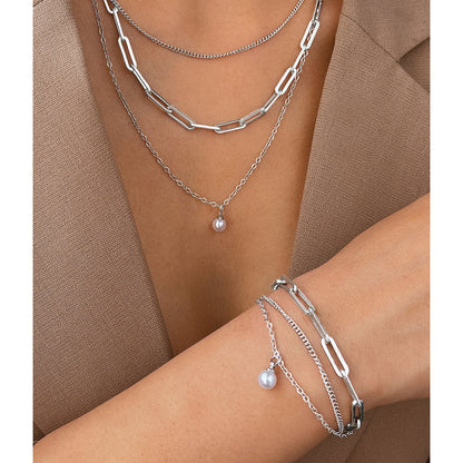 5pc Pearl Accent Jewelry Set