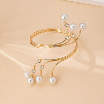 Statement Pearl Cuff Bracelet