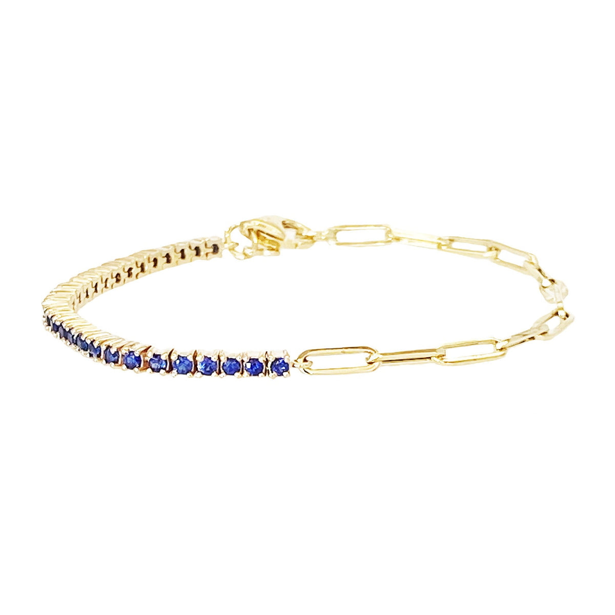 Luxury Gold Cubic Zirconia Tennis Bracelet