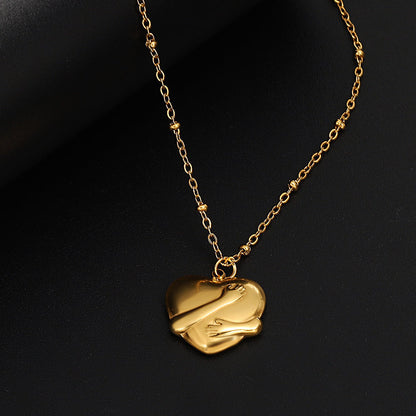 Embrace Heart Pendant Necklace