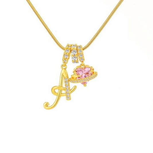 Initial Heart Necklace