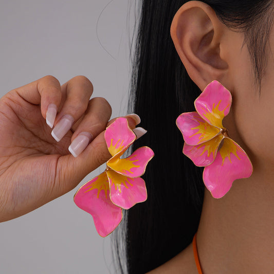 Bloomglow Petal Drop Earrings