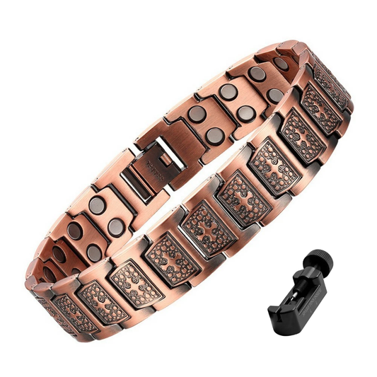 Cross Emblem Copper Bracelet