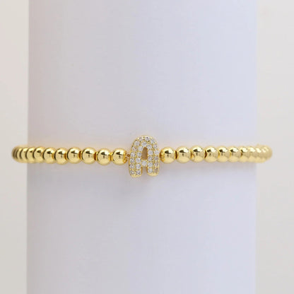 Letter Beaded Bracelet