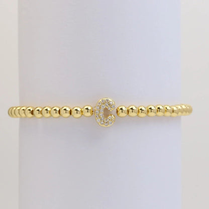 Letter Beaded Bracelet