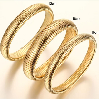 3pc Chunky Bangle Bracelet Stack
