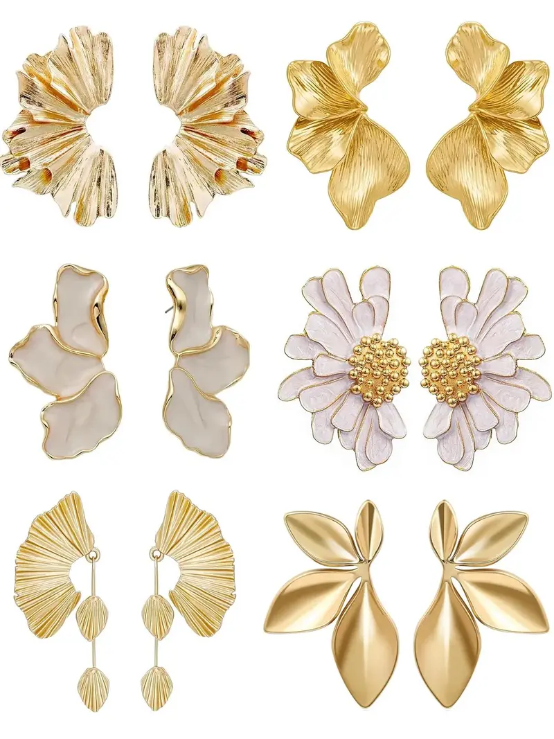 6 Pair Earring Set