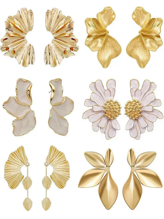 6 Pair Earring Set