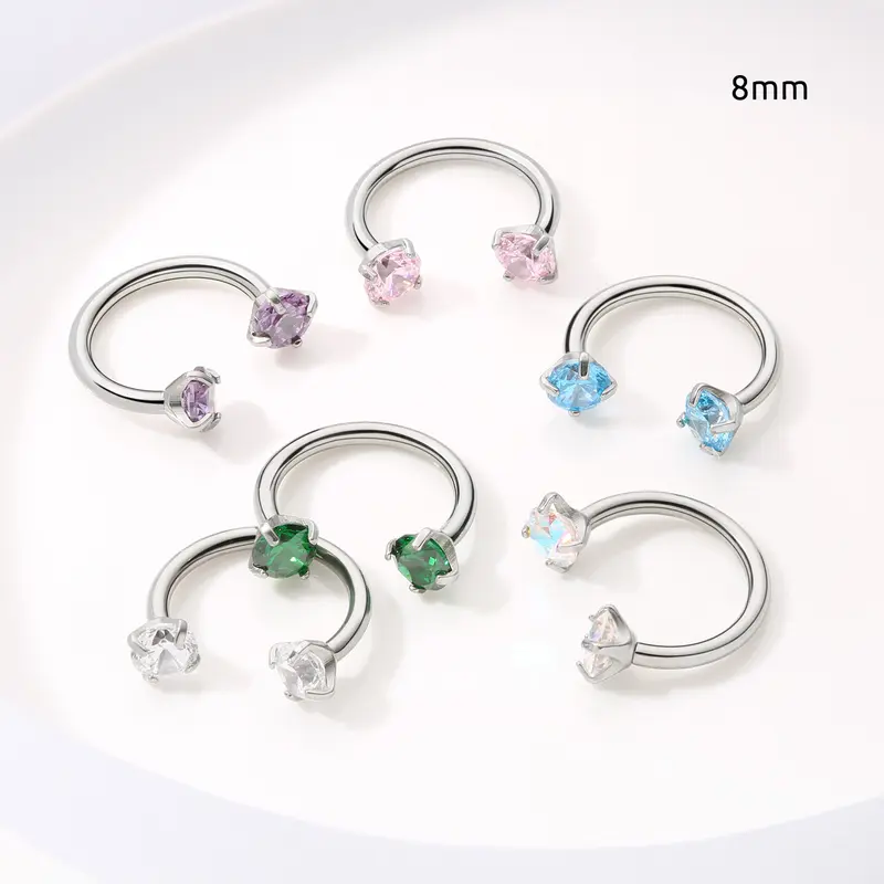 Titanium Horseshoe Nose Ring
