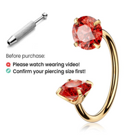 Gold - Garnet Red