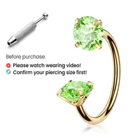 Gold - Apple Green