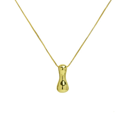 Chunky Balloon Initial Letter Necklace