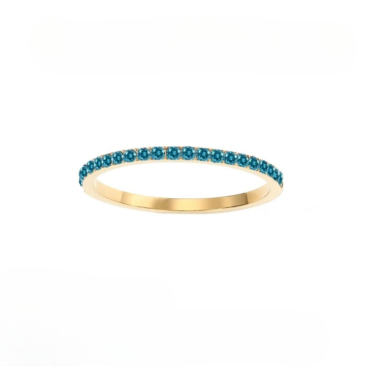 Dainty Thin Birthstone Ring