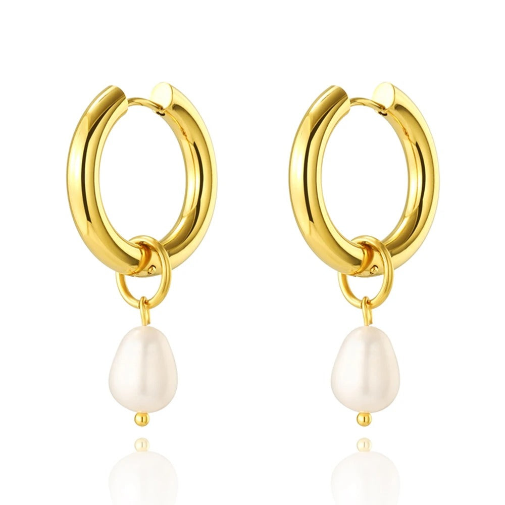 Vintage Pearl Drop Earrings