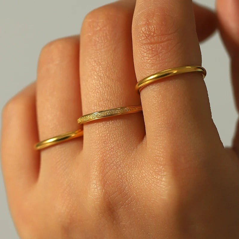 3pc Dainty Minimal Knuckle Rings