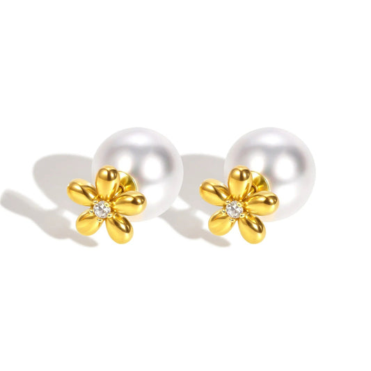 Pearl Stud Earrings