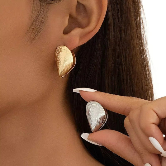 Irregular Shell Stud Earrings