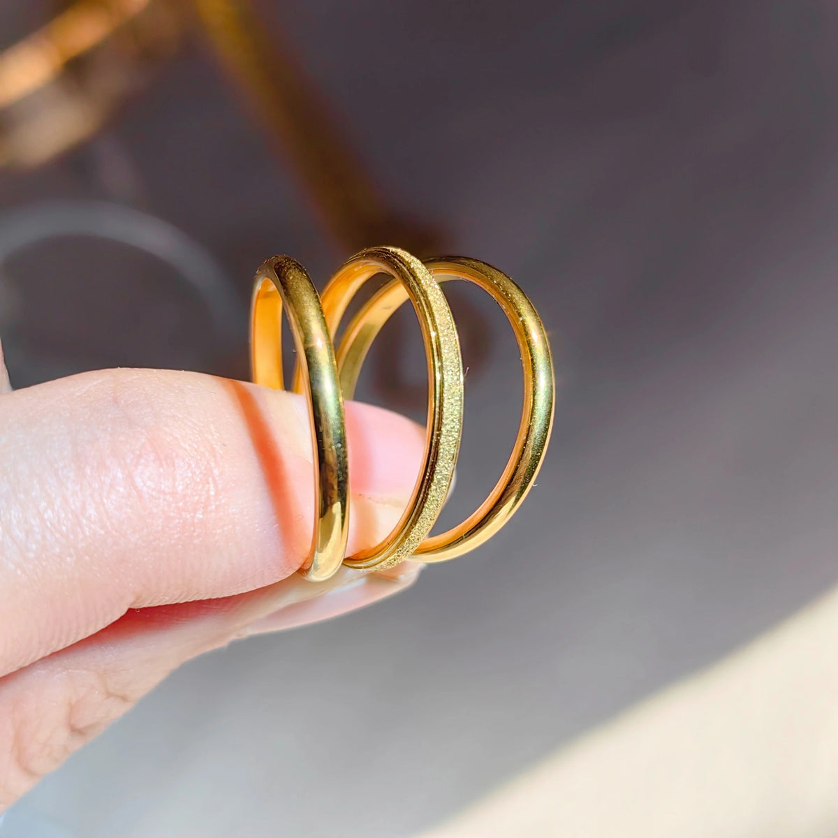 3pc Dainty Minimal Knuckle Rings