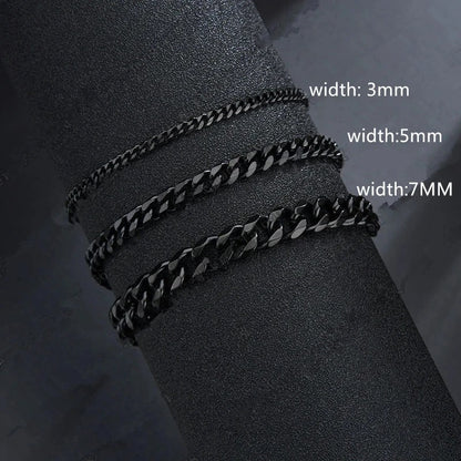 Minimal Cuban Chain Bracelet