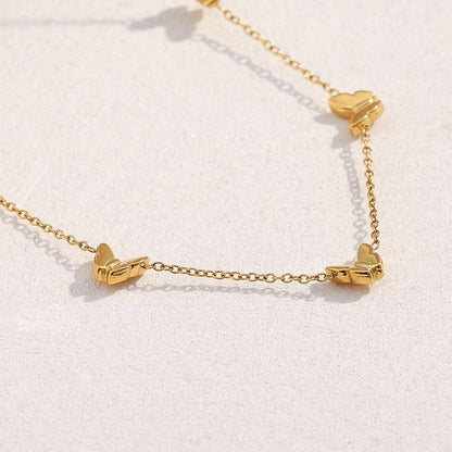 Dainty Thin Butterfly Necklace