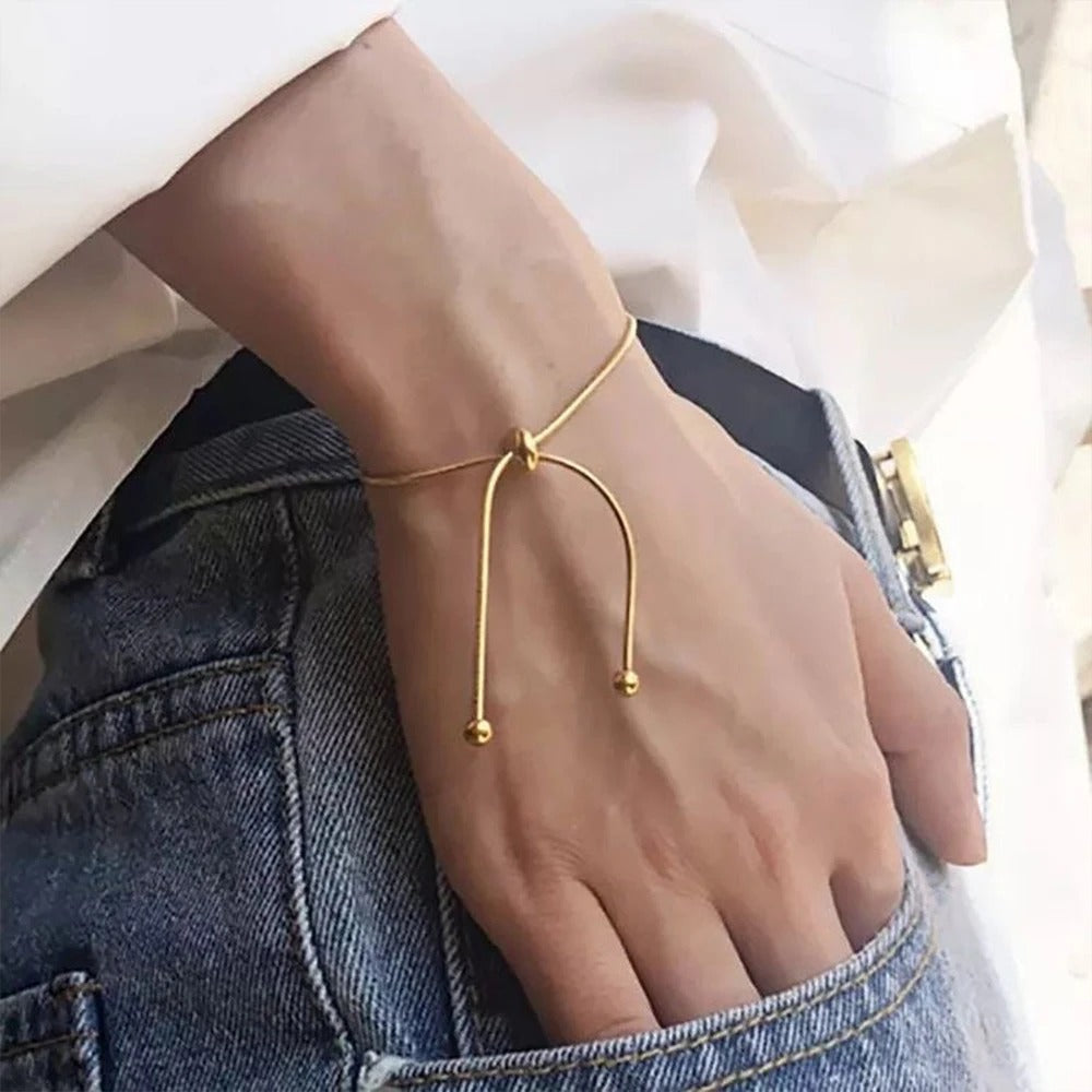 Dainty Adjustable Pull Bracelet