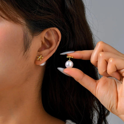 Pearl Stud Earrings