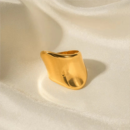 Exaggerated Chunky Uneven "O" Ring