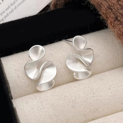 Twisted Flower Stud Earrings