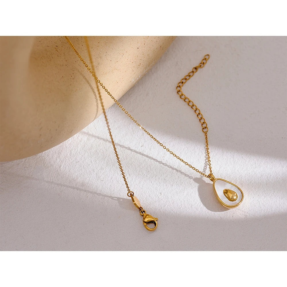 Golden Avocado Necklace