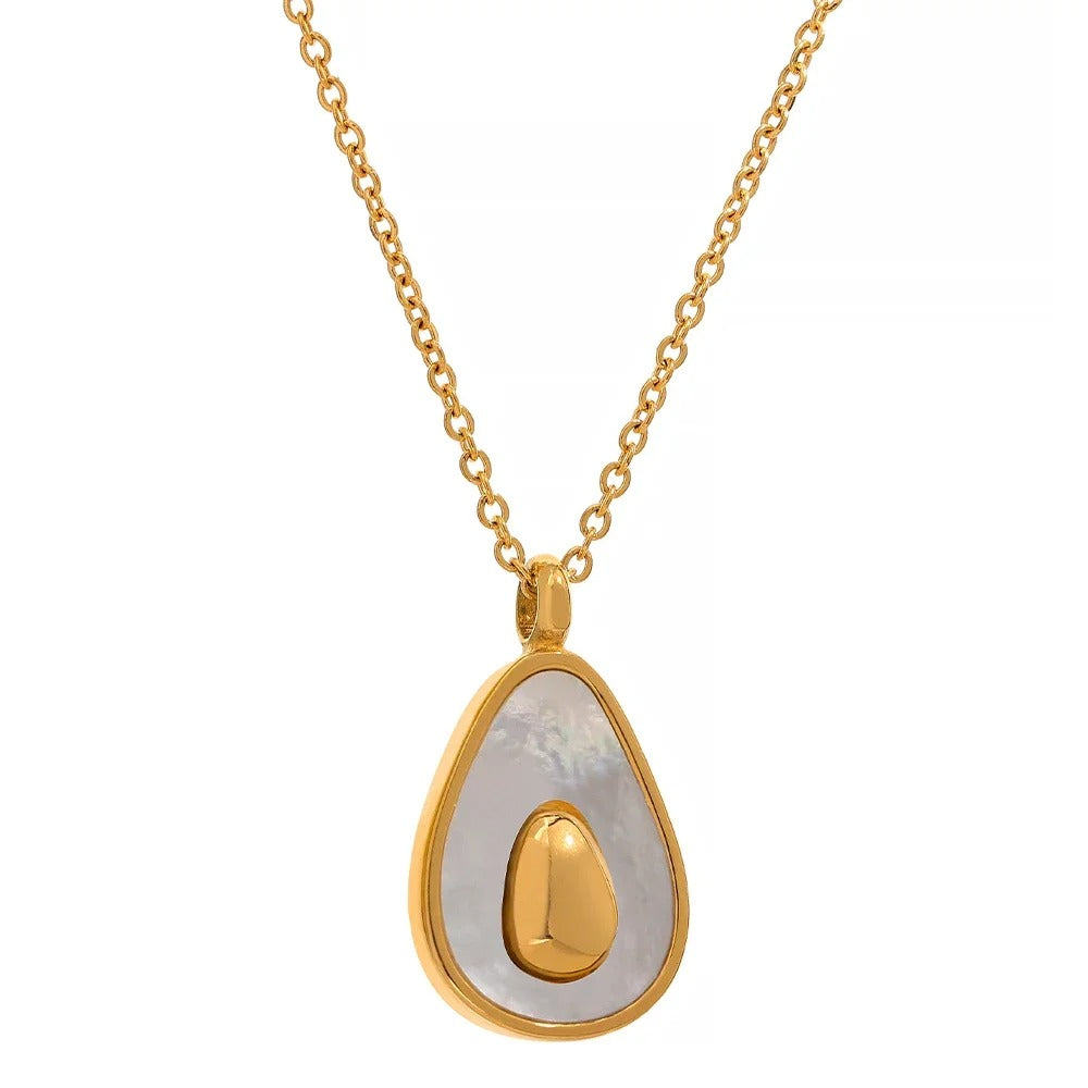 Golden Avocado Necklace