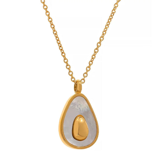 Golden Avocado Necklace
