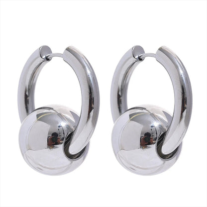 Round Ball Earrings