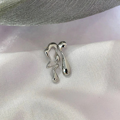 Irregular Water Drop Stud Earrings