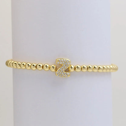 Letter Beaded Bracelet
